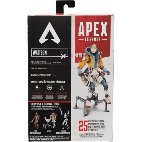 Jakks Pacific - Wattson - Apex Legends #19 - Action Figure w/ Accessories 6" - Picture 2 of 7